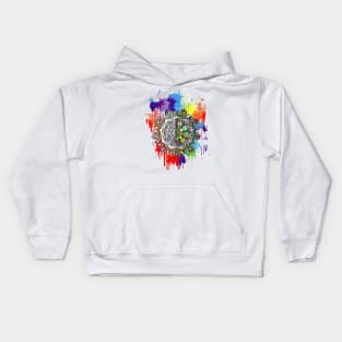 Mandala art design Kids Hoodie